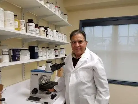 John Lopes in lab